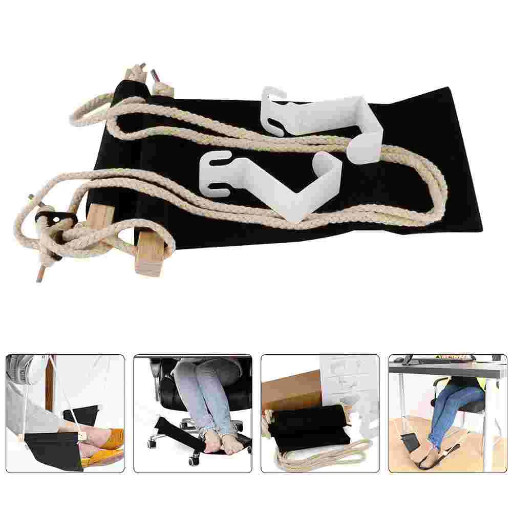 

Foot Hammock Rest Under Desk Foldable Resting Hanger Hanging Office Feet Supply Collapsible Hangers