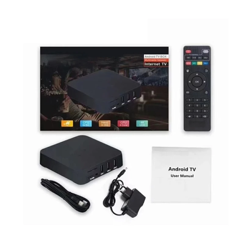 

C1FB 4K TV Box for Android 7.1 2.4G Dual WIFI Media Player Set Top Box TV Box for Home Entertainment 64GB/128G