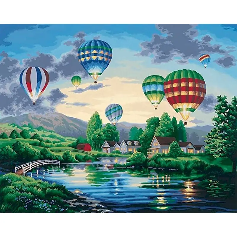 

Картина по номерам на основе акриловых шаров, 60x75 см