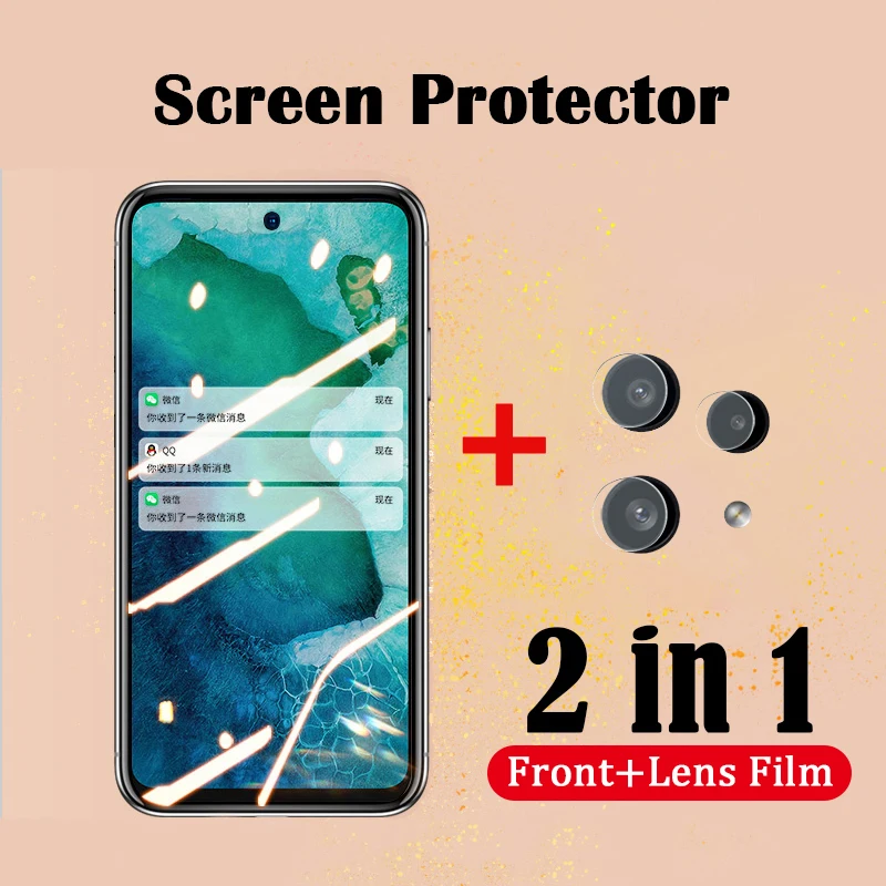 Фото Auroras 2To1 For Nothing Phone 3A Lite Защитная пленка для экрана из закаленного стекла для Nothing Phone 3A Lite Защитная пленка для объектива камеры №3