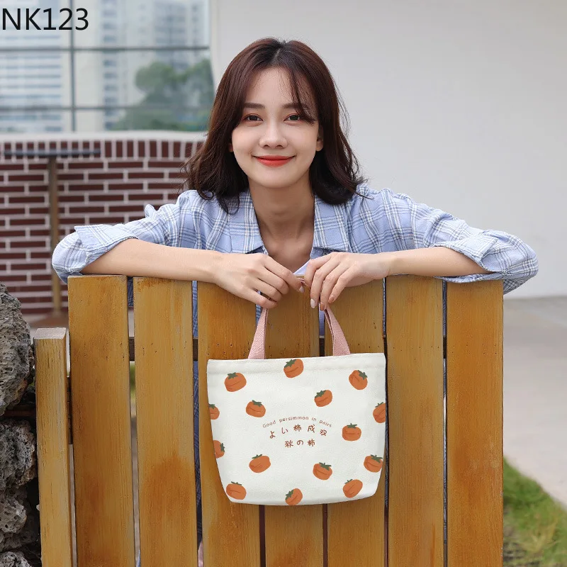 

Canvas bag female 2022 new cartoon literature and art all-match hand bag bag lunch shopping cloth bag shoulder bag wholesale