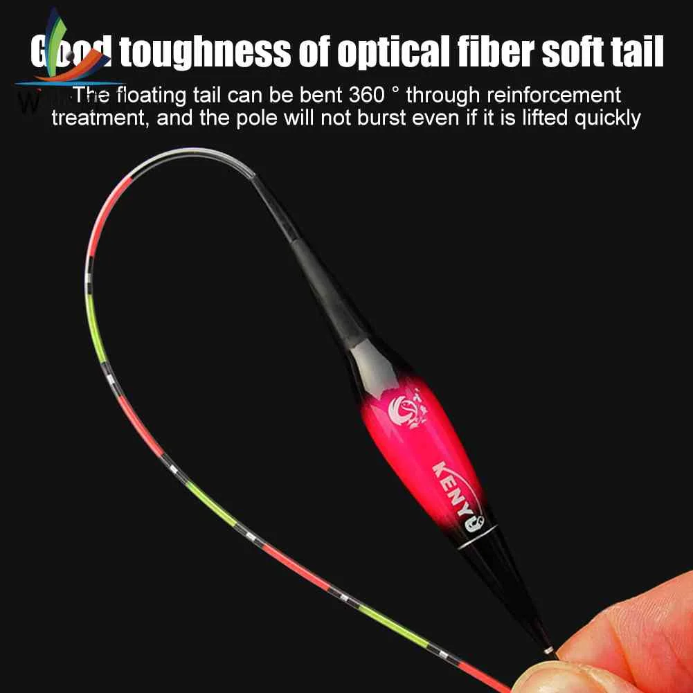 

Electronic Fishing Floats Bite Hook Luminous Fishing Floats Glow In The Dark Glowing Fishing Floats Day Night Use Fishing Tackle