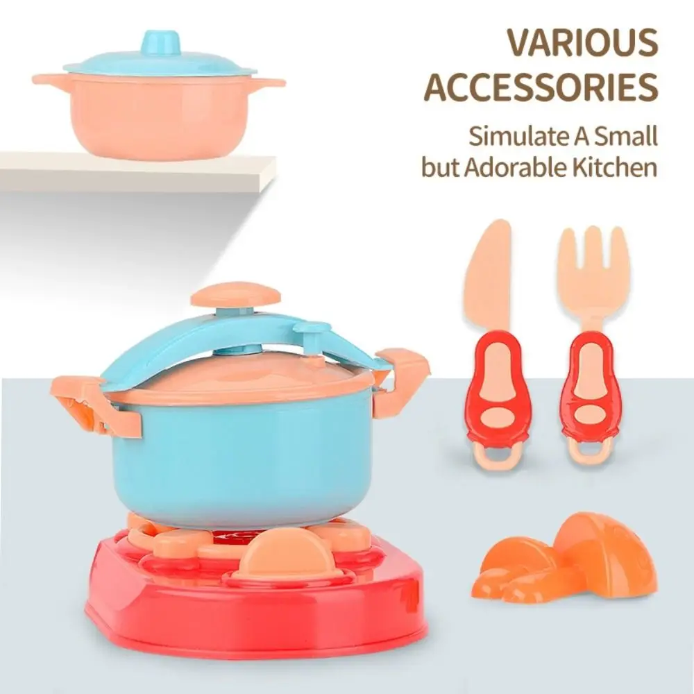 

Kitchen Toys Simulation Cooking Toys Play House Mini DIY Portable Kids Tool Kit Bag Safe Dress Up Makeup Suitcase Toy Kids