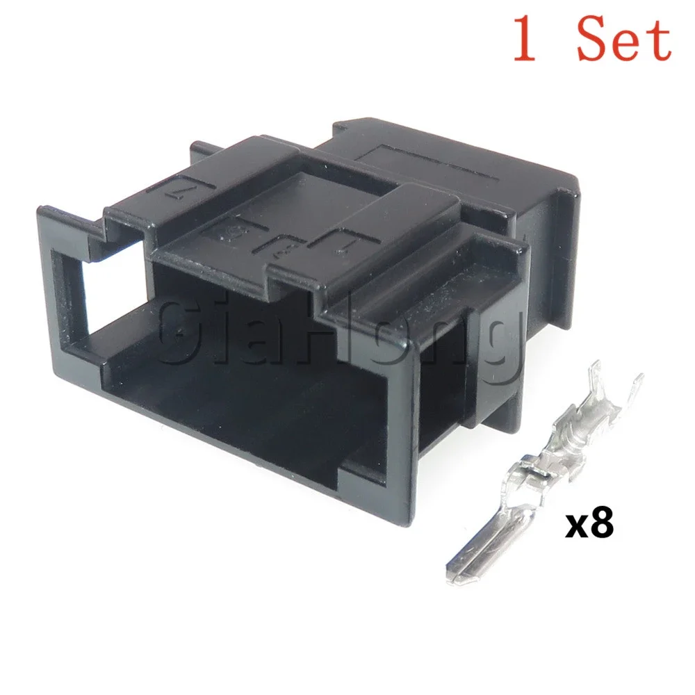 

1 комплект, 8-контактный автомобильный разъем переменного тока в сборе, незапечатанный, мужской, женский, автоматический разъем 191972734 191972724 Автомобильная электрическая розетка для проводов