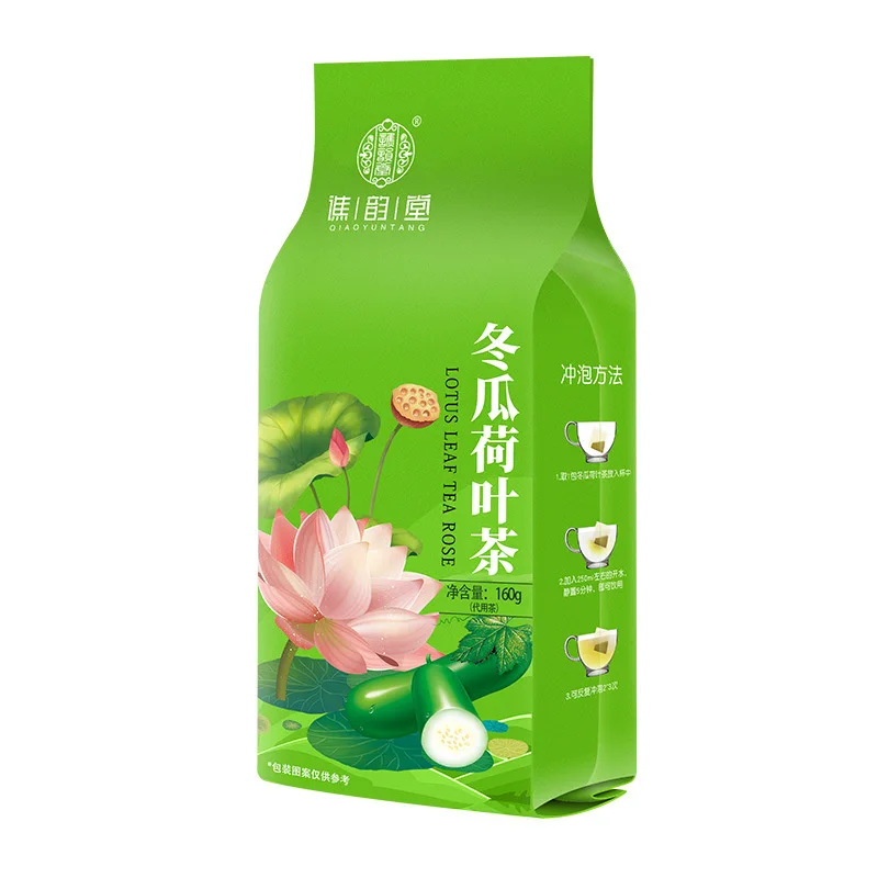 

160g/box*2 Boxes of Winter Melon Lotus Leaf Red Rose Orange Peel and Licorice Combination Tea Bags