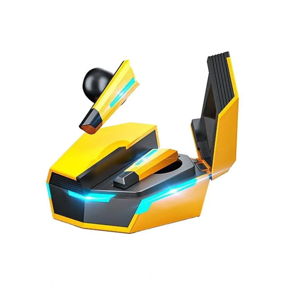 

Wireless Bluetooth Earphones In-ear ENC Noise Reduction Scissor Door Design E-sports Game Earbuds With RGB Lights Headsets