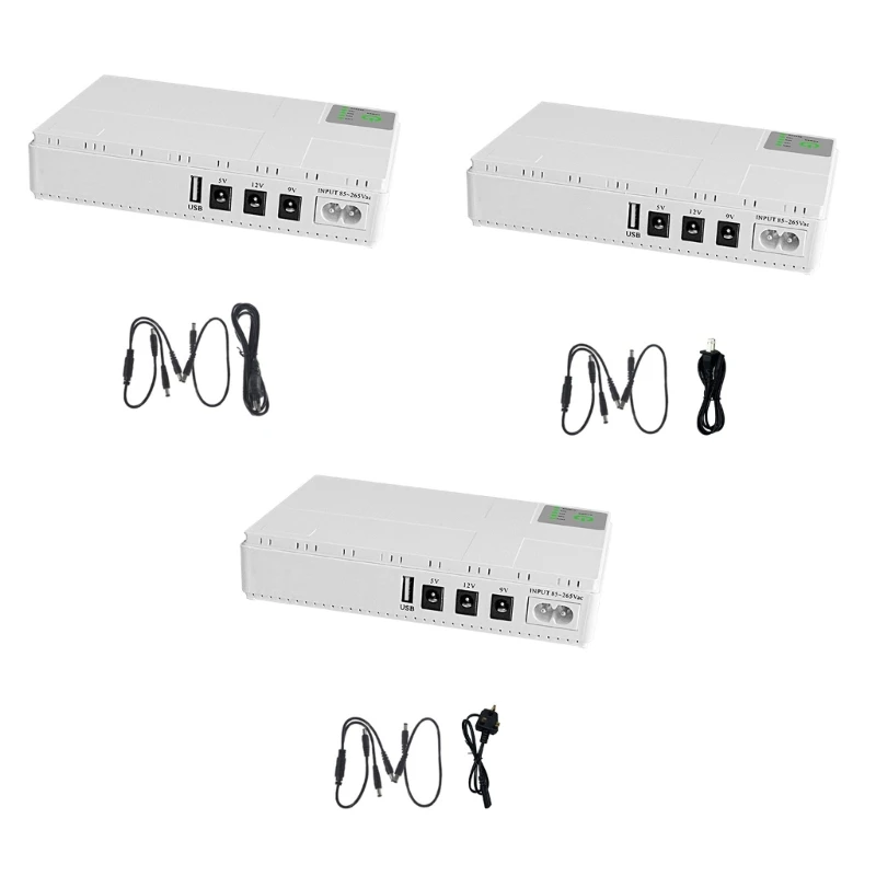 

10400mAh Mini Portable UPS 5V/9V/12V Uninterruptible Power Supply For WiFi Router Large Capacity Backup Power Adapter U4LD