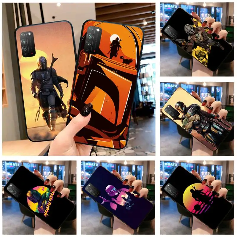 

Bandai Star wars Mandalorian Phone Case for Huawei Honor 30 20 10 9 8 8x 8c v30 Lite view 7A pro