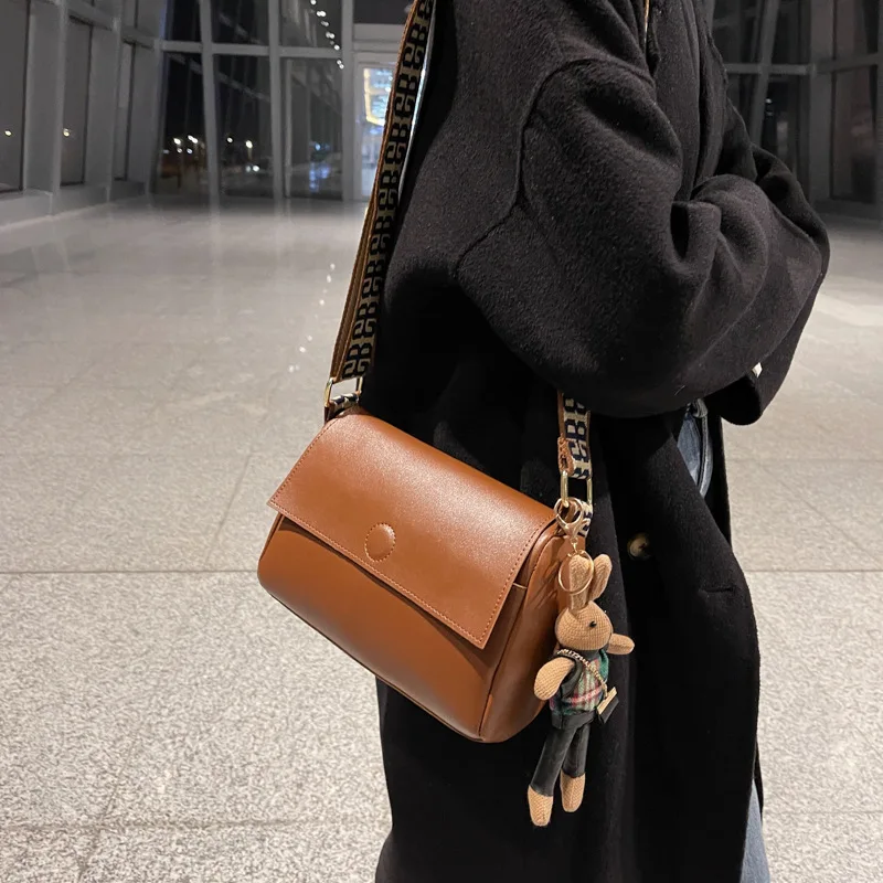 

Модная сумка для женщин, модная сумка через плечо, однотонная простая сумка-мессенджер