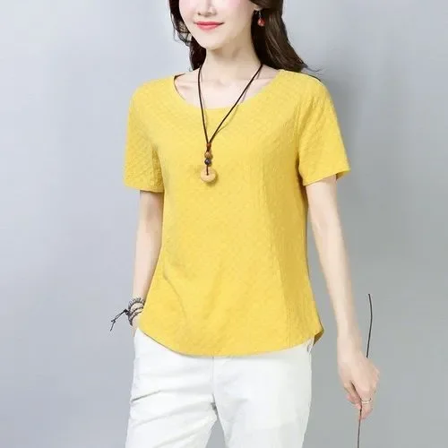 

2022 T Shirt gray Tee Top Tee Shirt Fashion Fashion Women Ladies Clothes Cotton