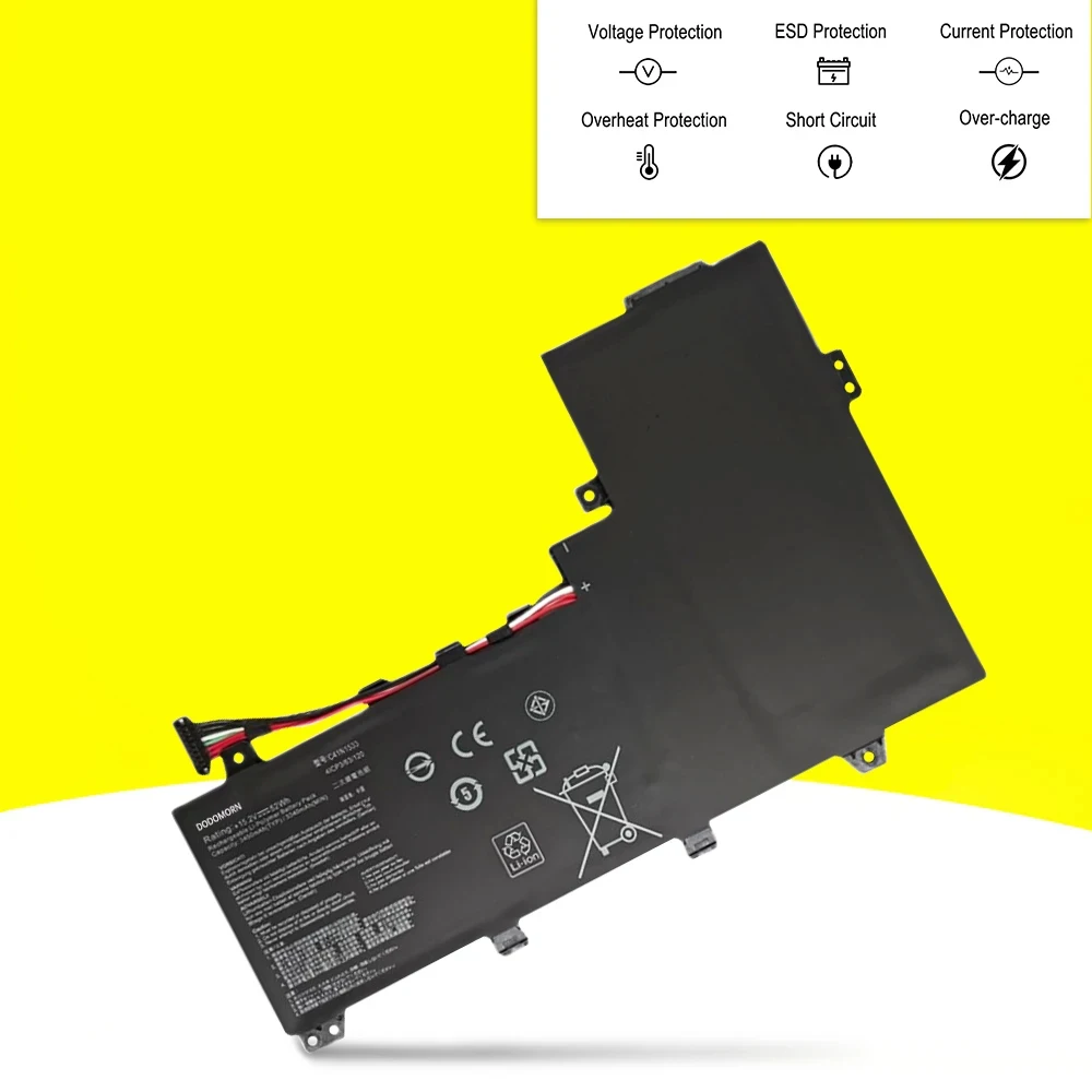 Новинка флип C41N1533 Аккумулятор для ноутбука ASUS ZenBook UX560UX UX560UQ Series Q534U Q534UX Q534UXK Q504UQ