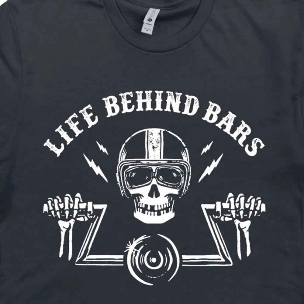 Мотоциклетная футболка забавная со скелетом надписями байкерским юмором Route 66