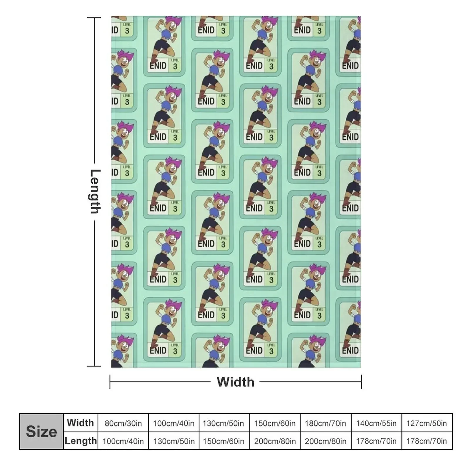 Одеяло Enid Mettle Pow Card диваны манга диван одеяло одеяла