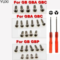 yuxi for gameboy advance screw for gba gbc gb gbp game console shell with screwdriver tool