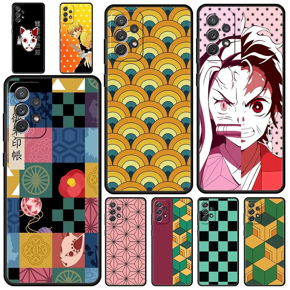 

Demon Slayer Color Phone Case for Samsung Galaxy A12 A52 A51 A72 A71 5G A42 A32 A22 A21s A01 Silicone Coque Funda Cover Shell