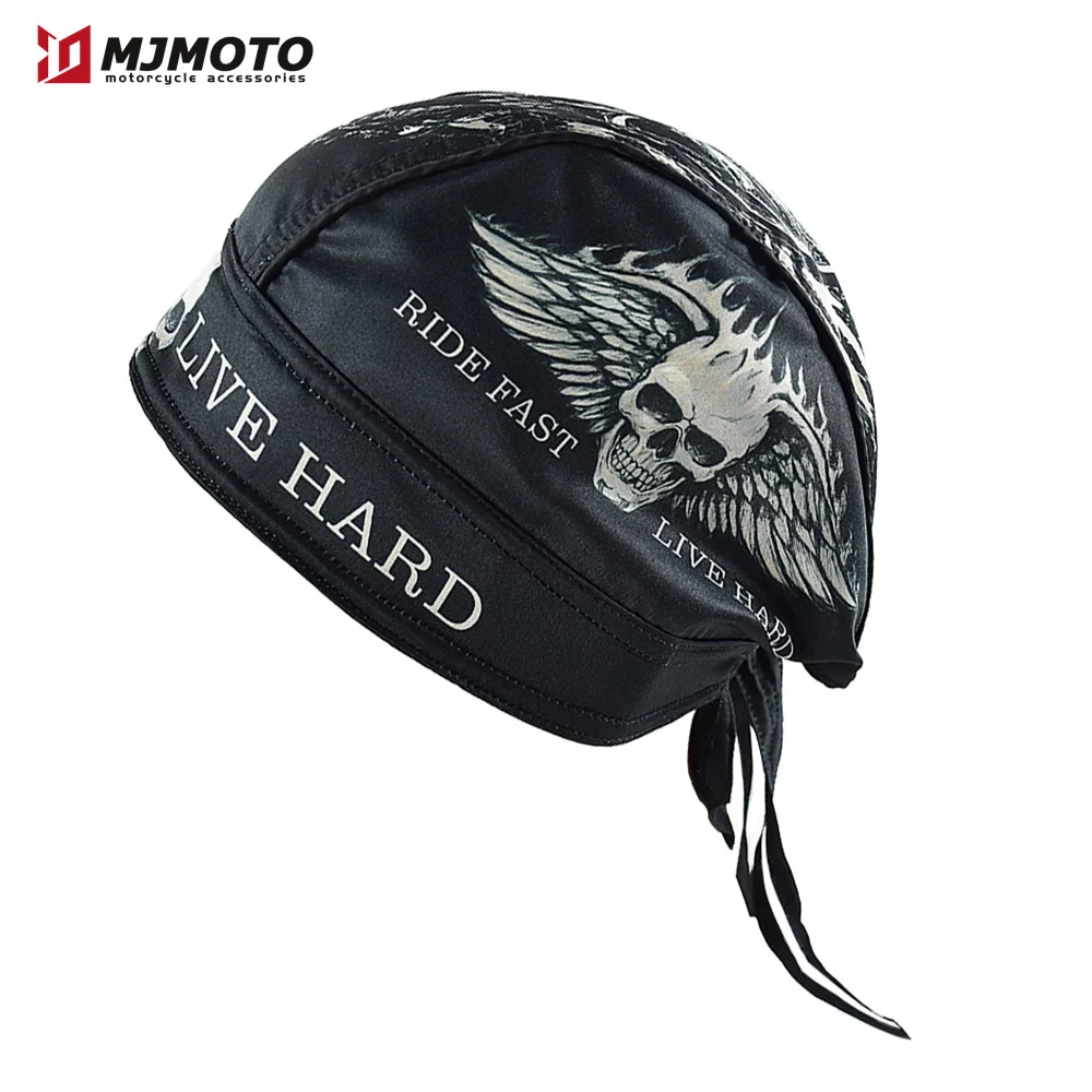 

Летняя Быстросохнущая Мотоциклетная Бандана В Пиратском Стиле, Панк-балаклава Для Мотоспорта И Велоспорта