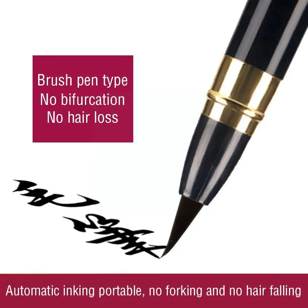 

Portable Paint Watercolor Brush Pen Soft Art Drawing Pens Fountain Stationery Brushes Refillable Chinese School Ink Calligr V1s8