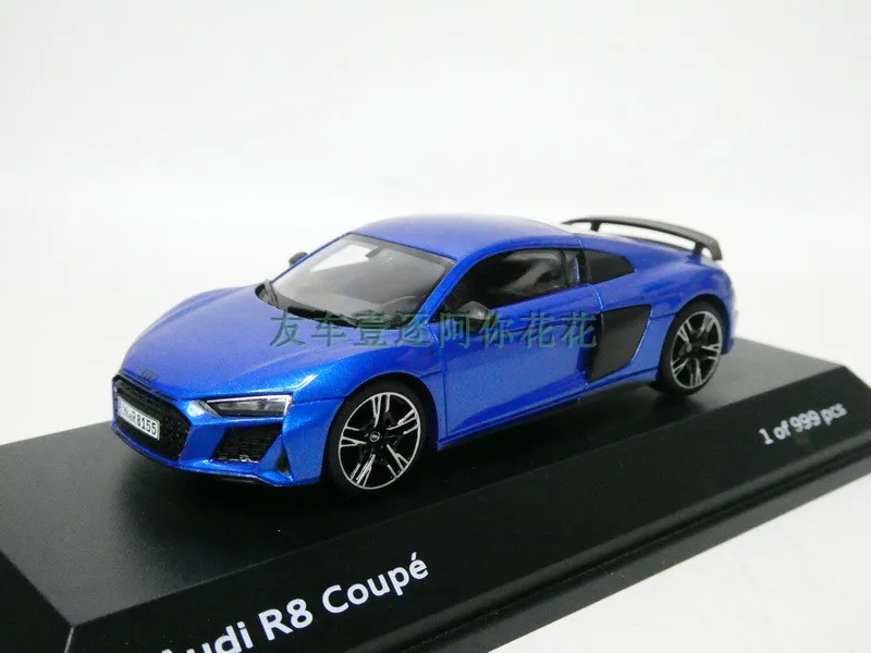 

1:43 AUDI R8 Coupe 2019 Alloy car model Furnishing articles collection