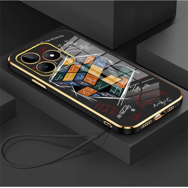 Оригинальный защитный чехол для OPPO Realme C53 C55 C33 V30 V25 C30 C30S GT Neo5SE Neo5 Neo3 Explorer Master