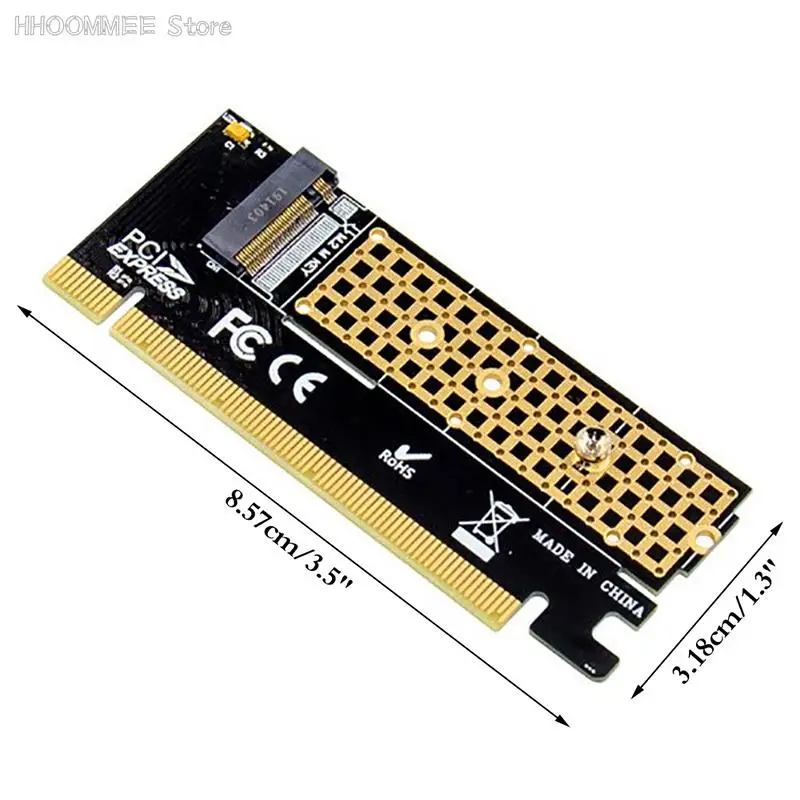 Адаптер M.2 в PCIE x16, карта Pci-e на m.2, преобразователь адаптера NVMe SSD, адаптер m2 M, интерфейс ключа PCI Express 3,0x4 2230-2280 (art.: 3920bf218dc57) - 3920bf218dc57