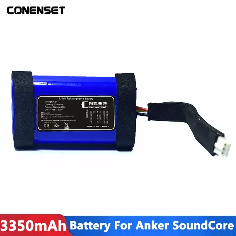 

NEW2023 PA19 PA12 7.4V Battery For Anker Soundcore 3 Wireless Motion PLUS + A3116011 A3117 Bluetooth Speaker