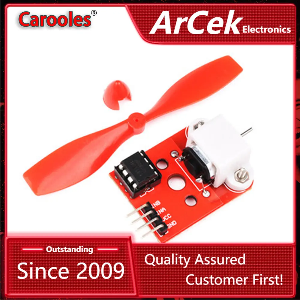 

5V L9110 Fan Motor Module Fan Propeller Firefighting Robot Design and Development Control L9110S For Arduino DIY