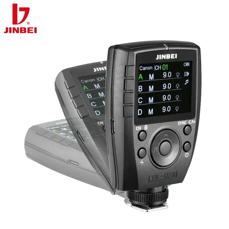 JINBEI TR-Q7II 2 4G беспроводной триггер TTL HSS высокоскоростной синхронизационный