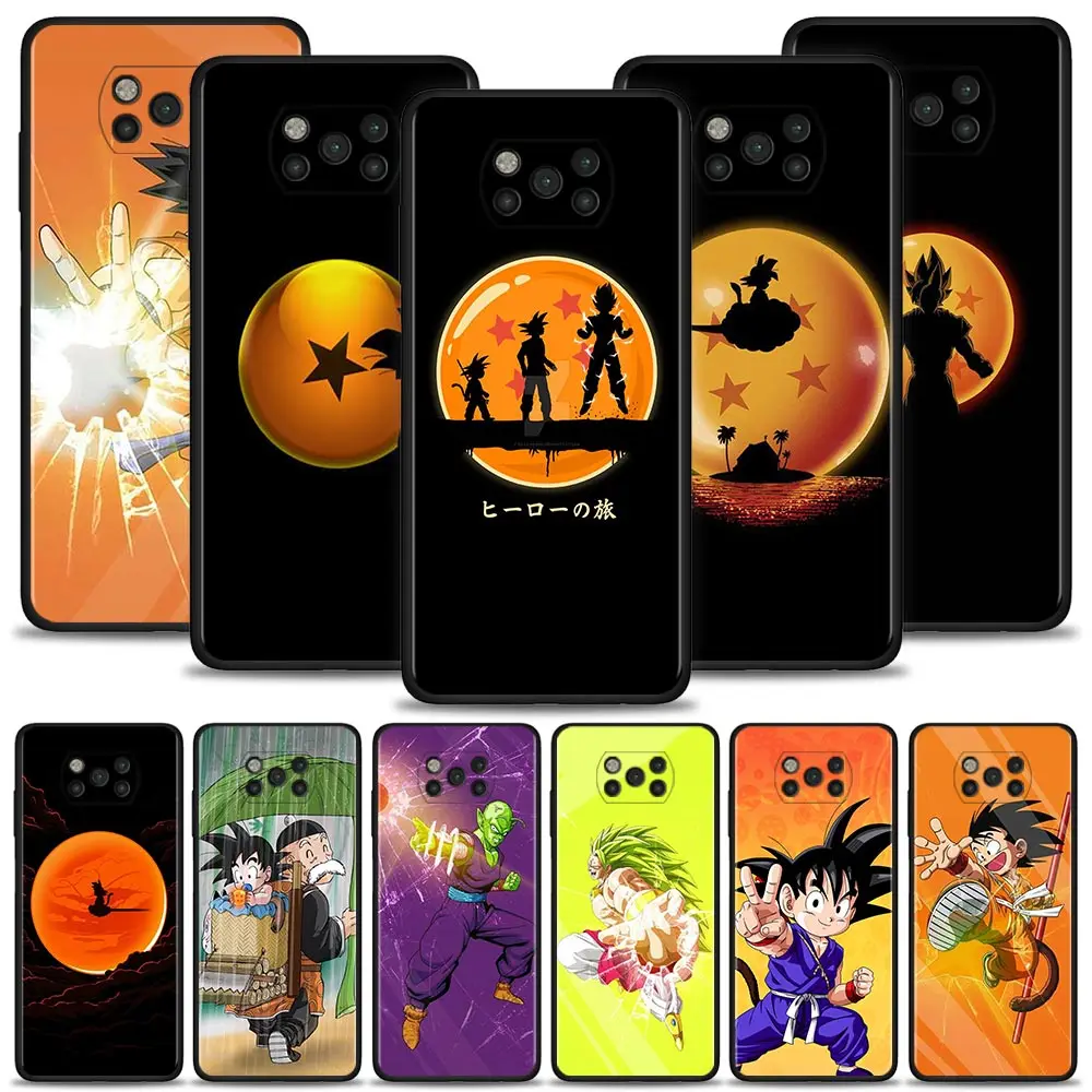

Phone Case for Xiaomi POCO X3 NFC M3 M4 Pro F1 MI 12 11 11T lite 10T 10 9T Note 10lite Silicone Cover Dragon Ball