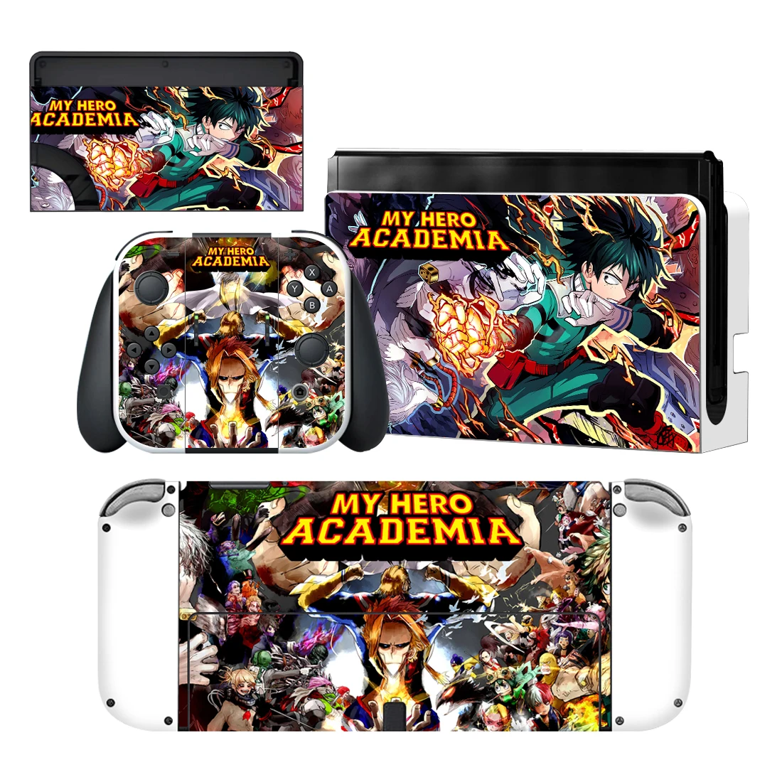 

My Hero Academia Nintendoswitch Skin Cover Sticker Decal for Nintendo Switch OLED Console Joy-con Controller Dock Vinyl