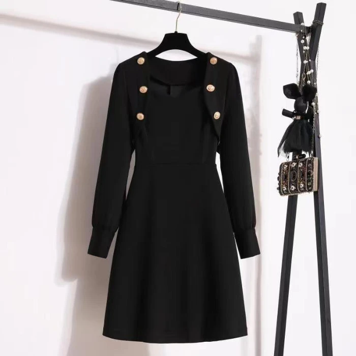 Женское платье больших размеров женское весенне-осеннее новое поступление K-sle Silm