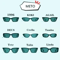 2022 gentle cat eye monst meto sunglasses 2021 men women small frame designer vintage uv400 acetate trending gm brand fashion