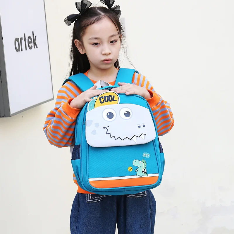 New Kindergarten School Bag Cartoon Fashion Unicorn Backpack Preschool Boys and Girls To Load Reduction Backpacks Large Capacity