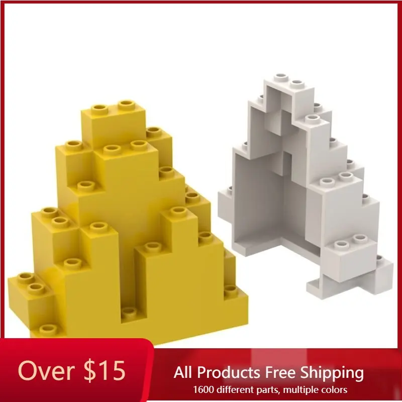 1 шт. панели Rock 4x10x6 прямоугольные 6082 Сделай Сам городская улица вид крупными партиями строительные блоки кирпичи совместимые с сборками 6083 23996