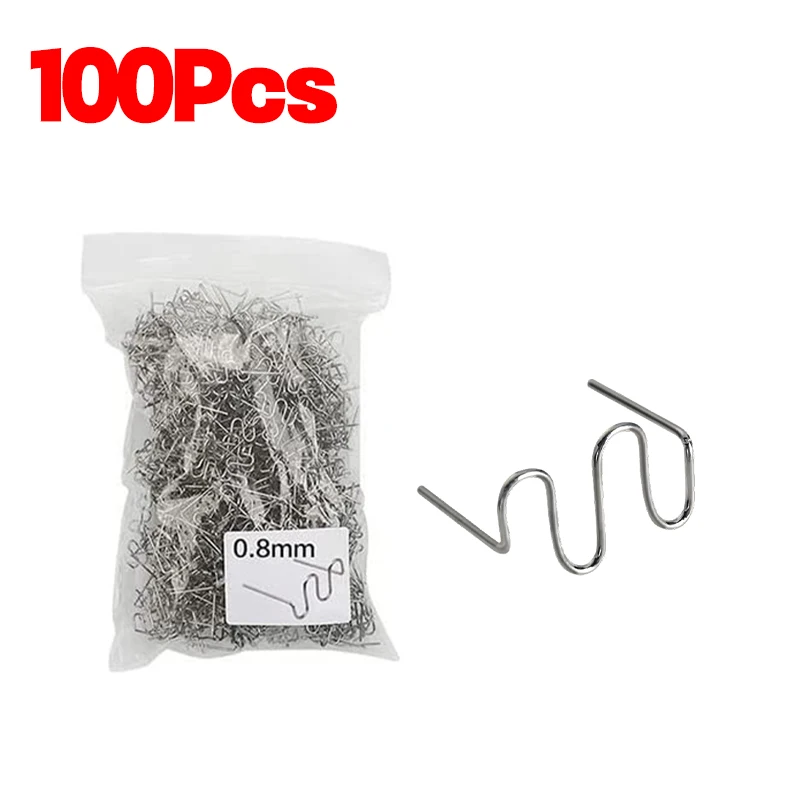 

100/500 шт., пластиковые сварочные скобы, сварочный пистолет, гвозди, сварочные пластиковые ремонтные гвозди, аксессуары для ремонта автомобильного бампера