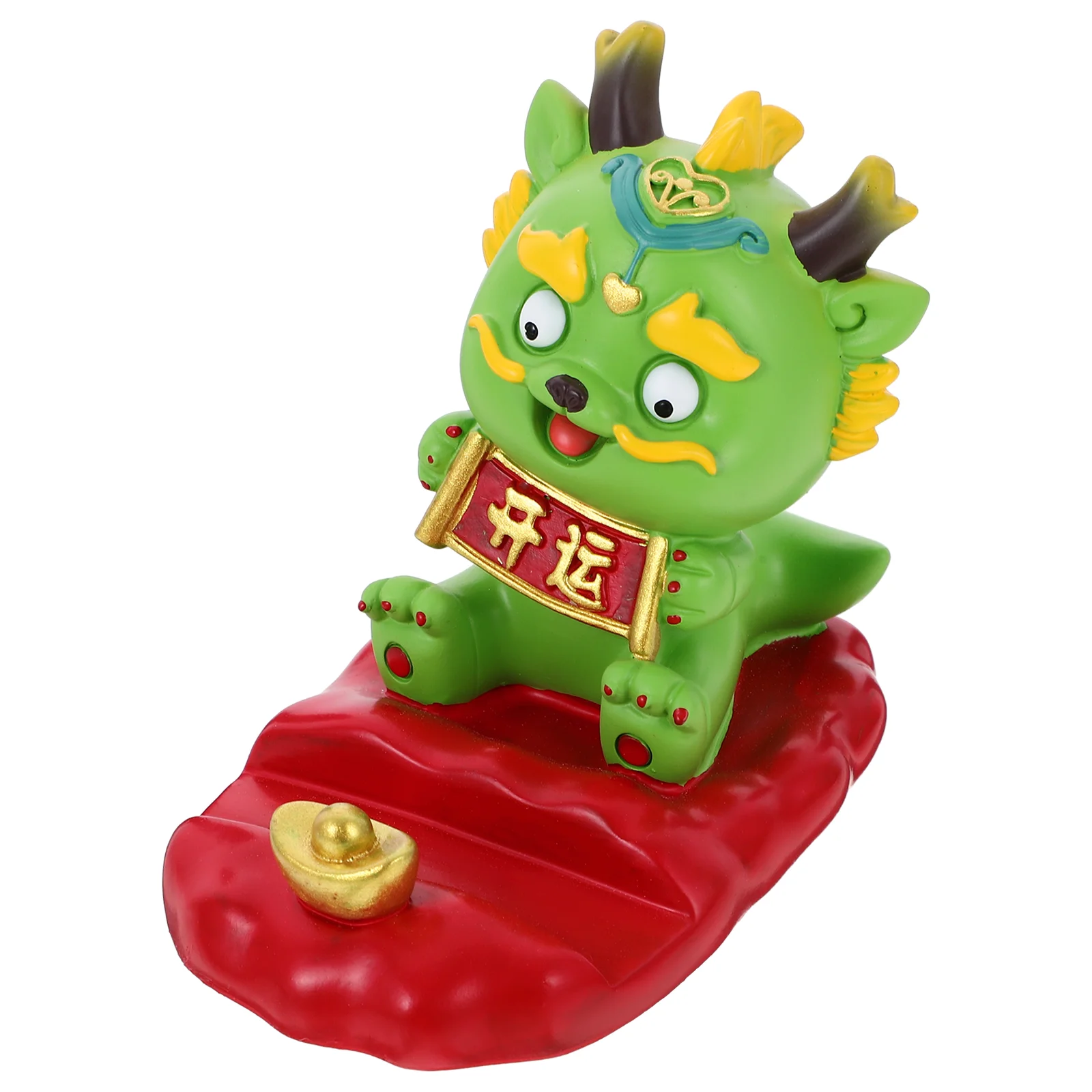 

Desktop Cartoon Dragon Statue Phone Rack Resin Phone Stand Tabletop Phone Holder