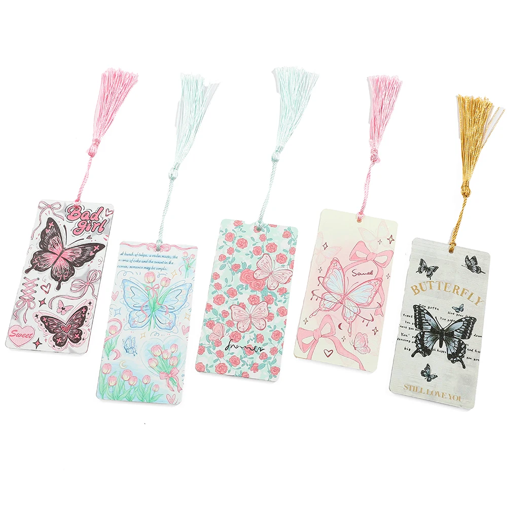 Милые красивые акриловые закладки-бабочки для женщин и девушек