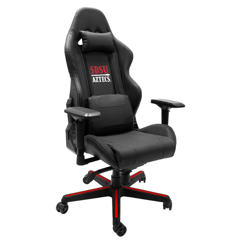 

San Diego State Secondary Logo Xpression Gaming Chair with Zipper System