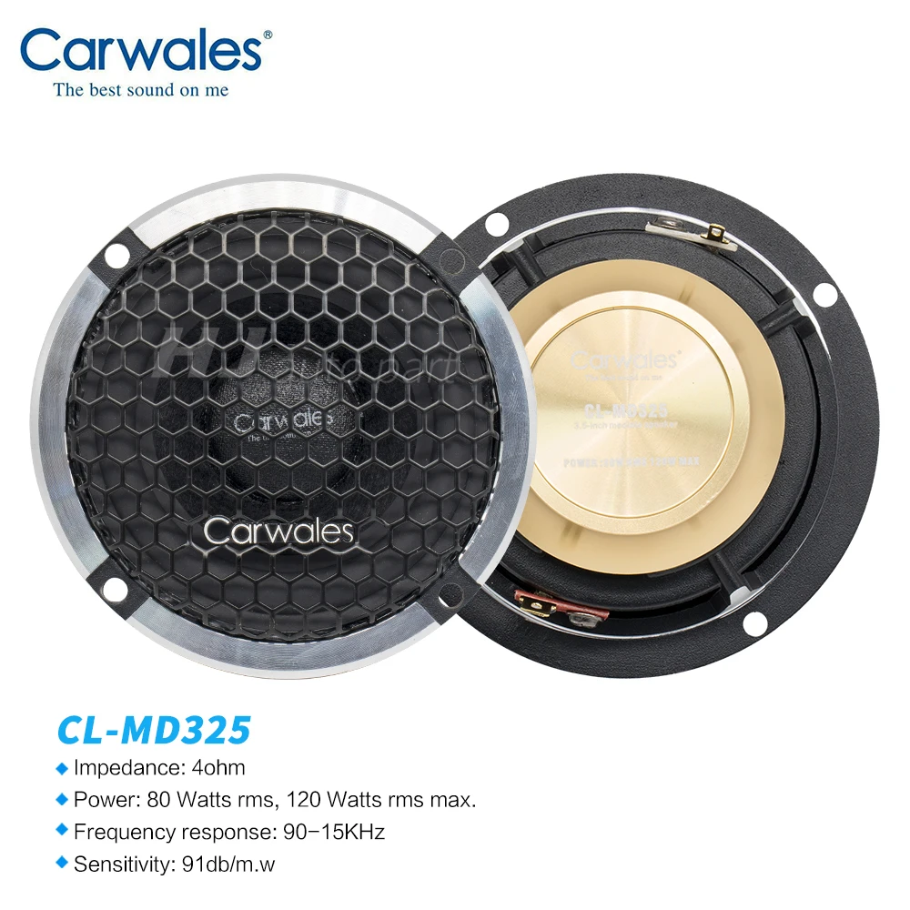 2 шт. автомобильная аудиосистема 3 5 дюйма Вт rms