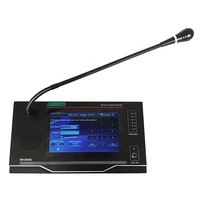 network pa system paging console 10m100m multi zone talk back intelligent monitoring ip network paging station