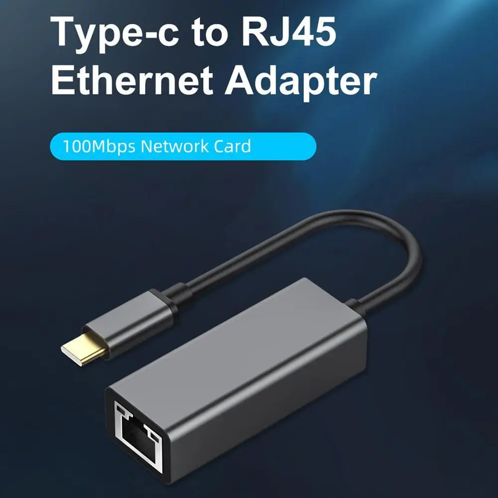 

Портативный кабель-Переходник USB C на RJ45, 100 м