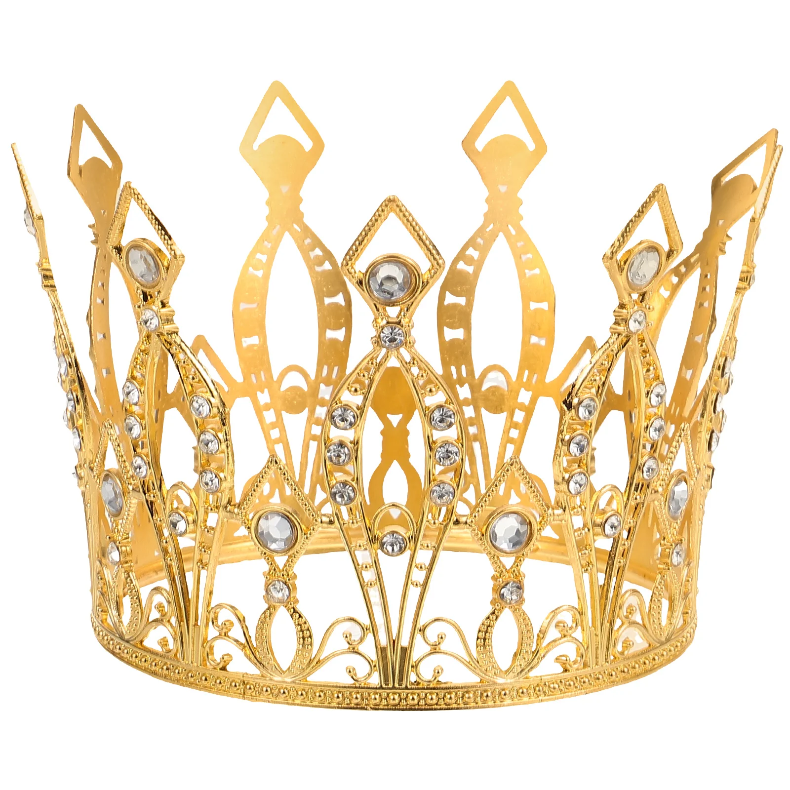 Украшение свадебного торта Корона Топпер Тиара Десерт Украшения Стола Золото