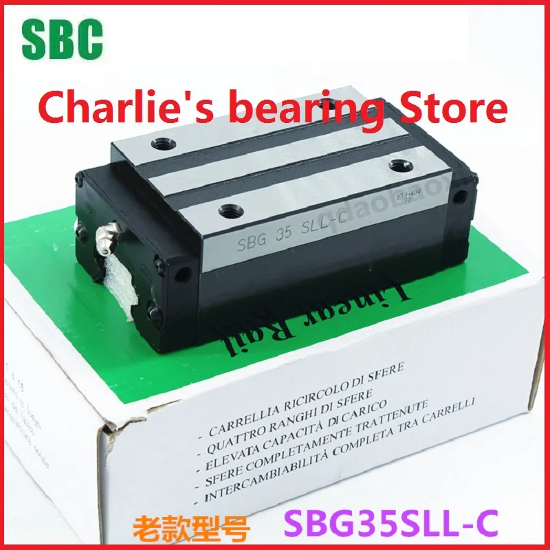 

1 шт. 100% Новый оригинальный подлинный корейский SBC линейный направляющий подшипник скольжения SBG35SLL для гравировальной машины аксессуары слайдер