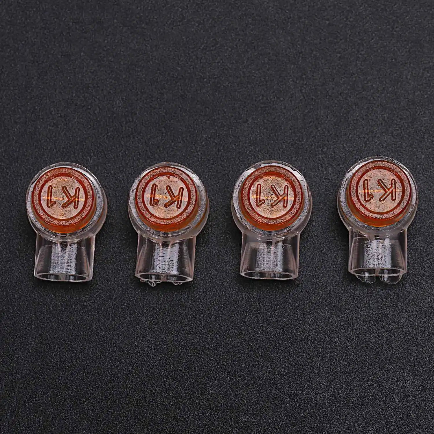 50 шт. желтые пуговицы гелевые заполненные телефонные провода стыковой