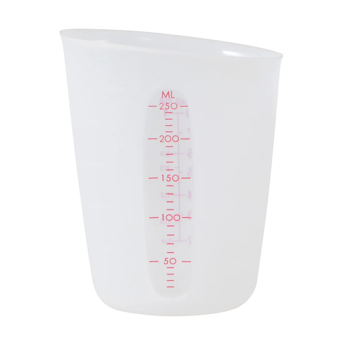 

Silicone Containers Visible Measuring Cup White Silicone Beaker Clear Liquid Container With Graduations Mugs