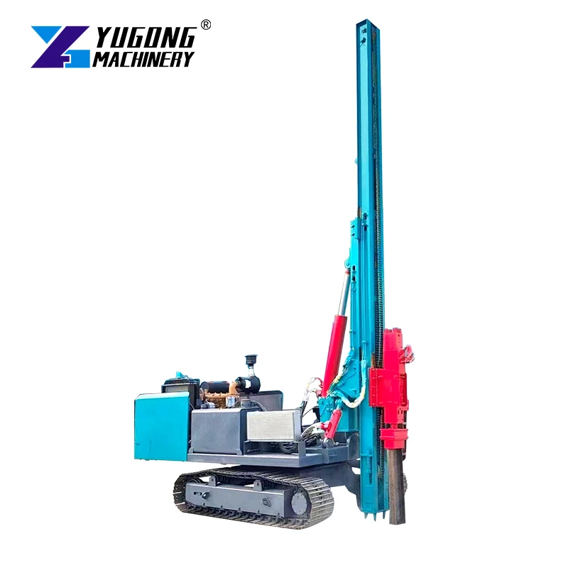 Гусеничный самоходный спиральный сверлильный станок для свай Фотоэлектрический