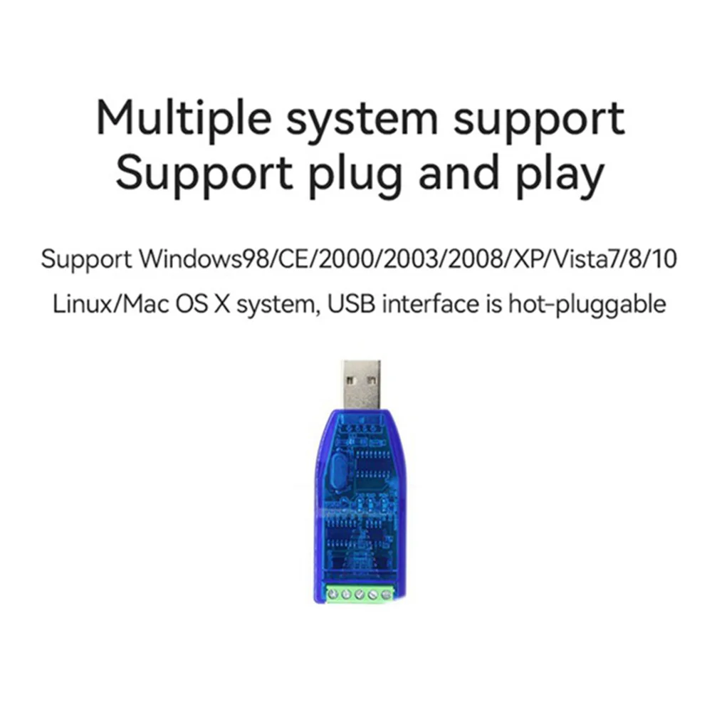 Промышленный преобразователь USB в RS485 RS232 обновленная защита совместимость