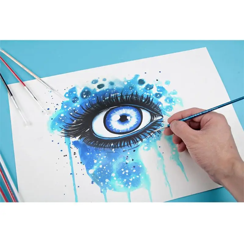 3 шт. 0 00 000 ручка с крючком профессиональные кисти для рисования тонким кончиком