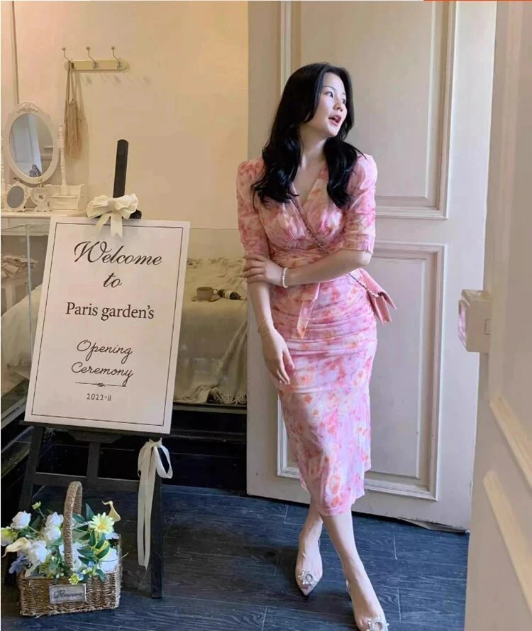 Новое весенне-летнее модное повседневное эластичное брендовое женское платье