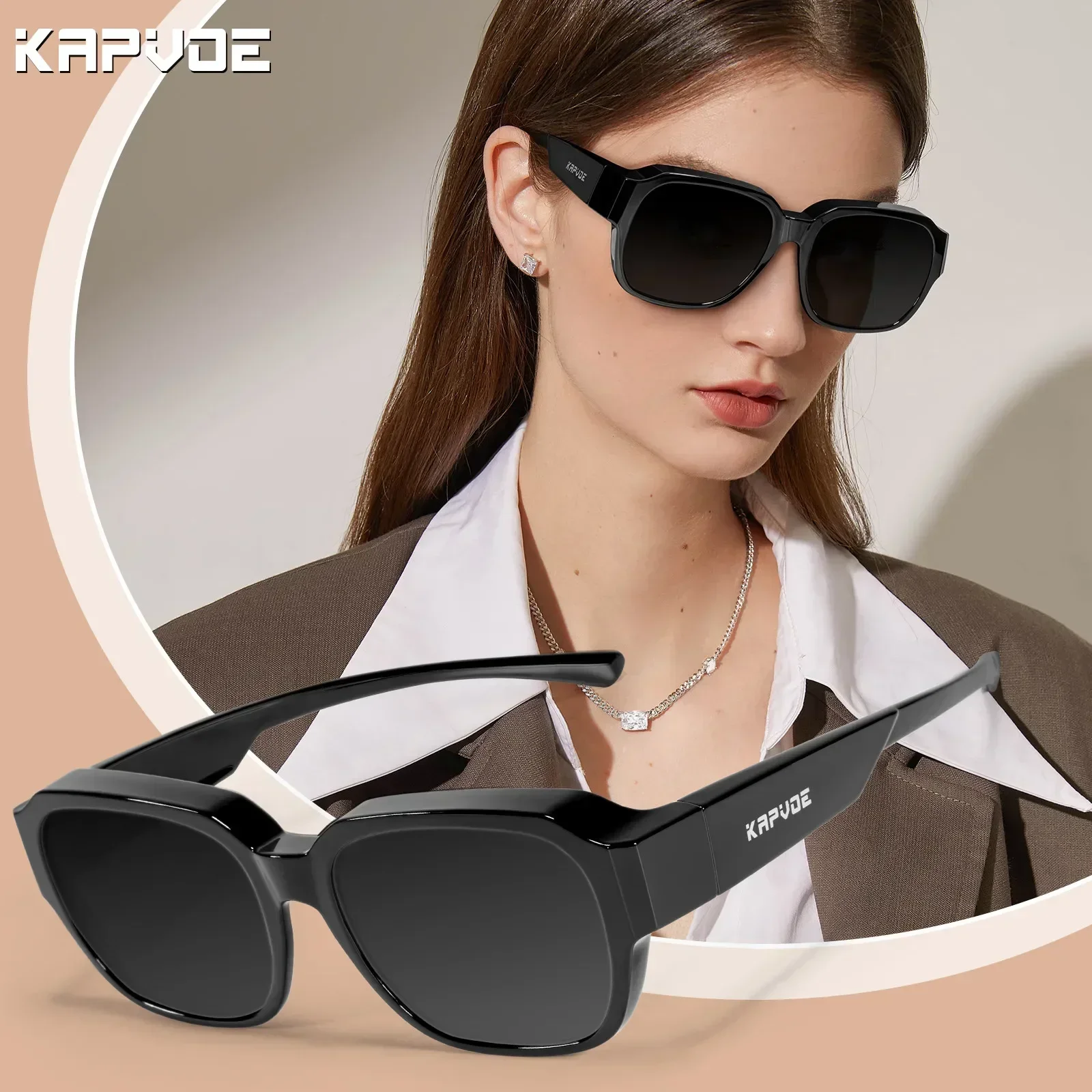 Kapvoe UV400 Gafas De Sol Mujer Роскошные модные женские поляризационные солнцезащитные очки