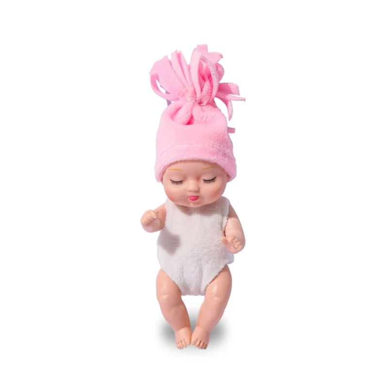 Mini Reborn-baby Sleeping Dolls Tiny Palm-dolls With Clothes